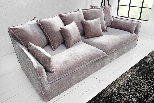 Luxusní pohovka HEAVEN 3M taupe samet