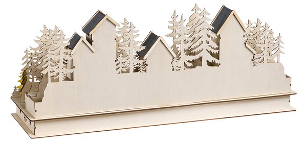 Vánoční dekorace LED VANSJO 22 cm Světle hnědá