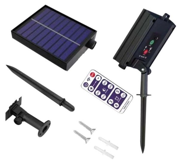 LED Solární řetěz 10xLED/0,5/4,5V 12 m 3000K IP44 + DO