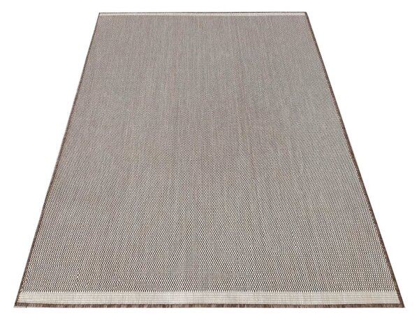 Makro Abra Kusový koberec sisalový oboustranný ZARA 14 hnědý Rozměr: 80x150 cm