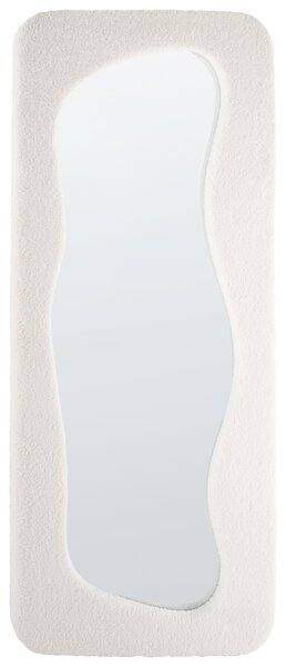 Zrcadlo QUIMPER 70 cm 170 cm Krémově bílá
