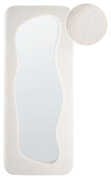 Zrcadlo QUIMPER 70 cm 170 cm Krémově bílá
