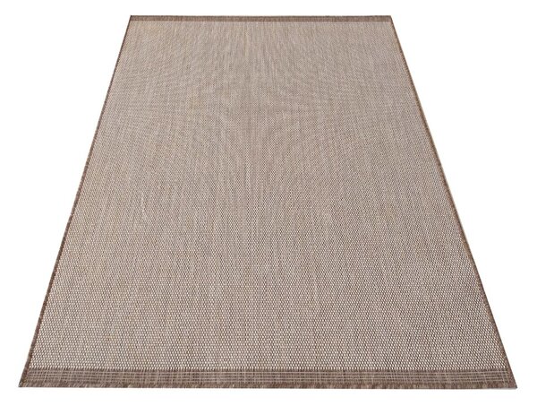 Makro Abra Kusový koberec sisalový oboustranný ZARA 14 hnědý Rozměr: 80x150 cm