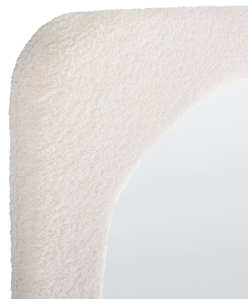 Zrcadlo QUIMPER 70 cm 170 cm Krémově bílá