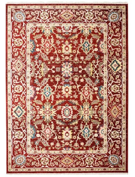 Makro Abra Kusový koberec RIVOLI EE58B Klasický červený Rozměr: 80x150 cm