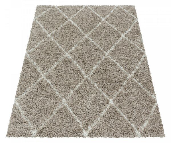Ayyildiz AKCE: 140x200 cm Kusový koberec Alvor Shaggy 3401 beige - 140x200 cm