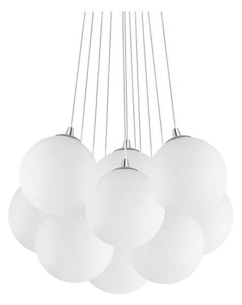 Ideal Lux - Lustr na lanku MAPA 11xE14/40W/230V pr. 58 cm bílá