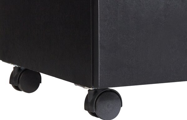 Skříňka do koupelny TERESINA s koly 80 cm Černá