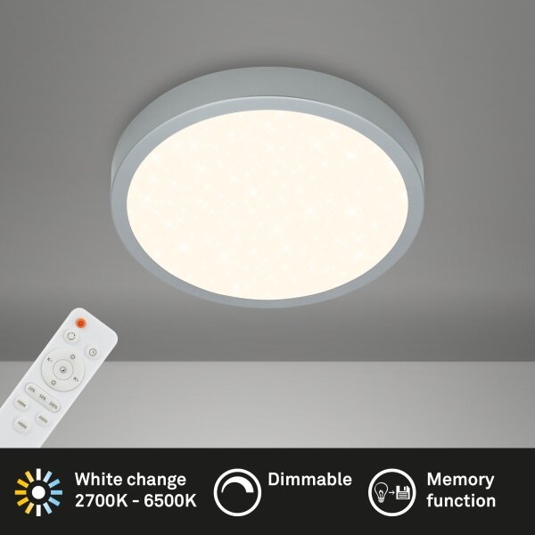 Briloner 3701-014 - LED Stmívatelné stropní svítidlo RUNA LED/18W/230V + DO