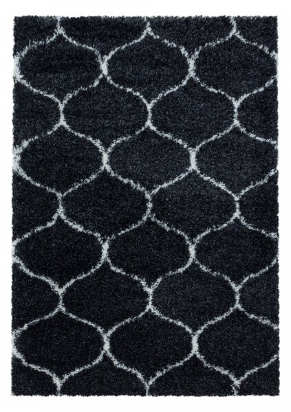 Ayyildiz koberce Kusový koberec Salsa Shaggy 3201 anthrazit - 60x110 cm