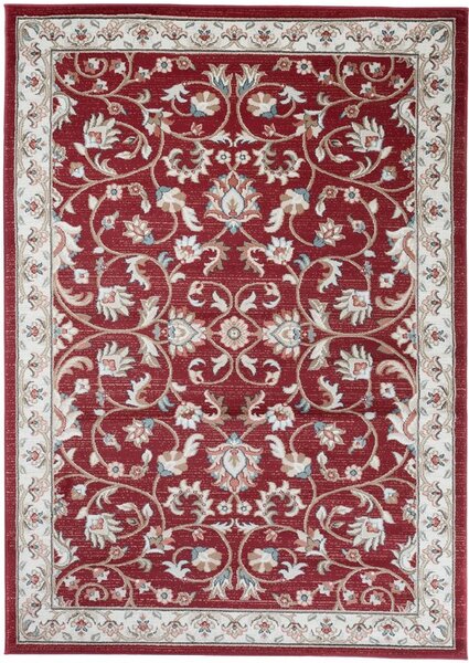 Makro Abra Kusový koberec klasický DUBAI T605A červený Rozměr: 80x150 cm