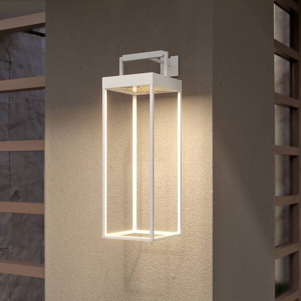 Lucande Lynzy LED solární světlo, bílá, 58,3 cm