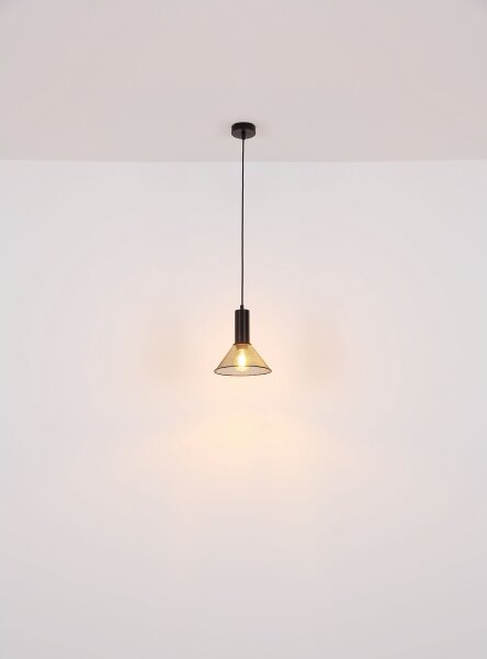 Globo 15648H1 - Lustr na lanku JEDD 1xE27/60W/230V černá