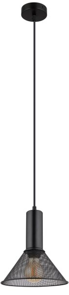 Globo 15648H1 - Lustr na lanku JEDD 1xE27/60W/230V černá