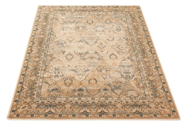 Kusový koberec vlněný Dywilan Omega Kashmir Krem 2 béžový Rozměr: 100x150 cm