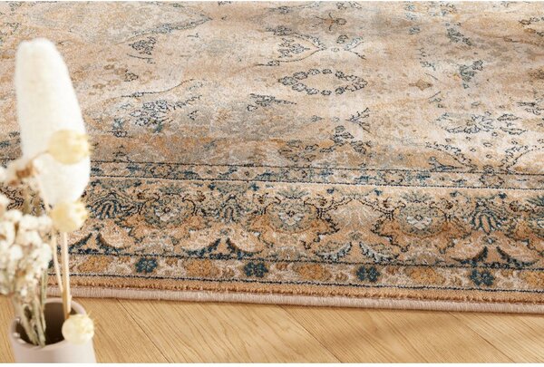 Kusový koberec vlněný Dywilan Omega Kashmir Krem 2 béžový Rozměr: 100x150 cm