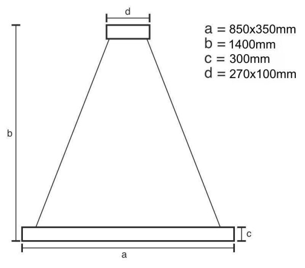 LED Stmívatelný křišťálový lustr na lanku LED/90W/230V + dálkové ovládání