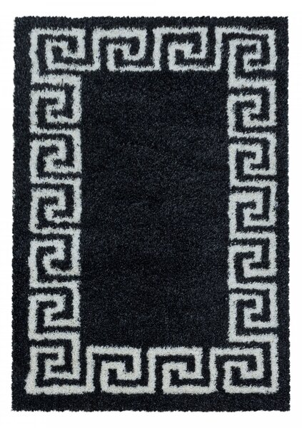 Ayyildiz koberce AKCE: 280x370 cm Kusový koberec Hera Shaggy 3301 anthrazit - 280x370 cm