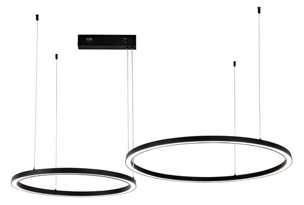 Immax NEO 07216L - LED Stmívatelný lustr FINO 93W/230V 60/80cm černá Tuya+DO