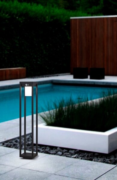 Eglo 900805 - LED Solární lampa se senzorem MARTANO LED/3,7W/3,7V 2000 mAh IP44