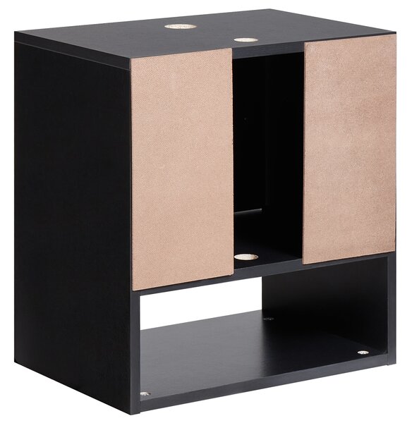 Nástěnná skříňka pod umyvadlo LIMERIA 45 cm Černá
