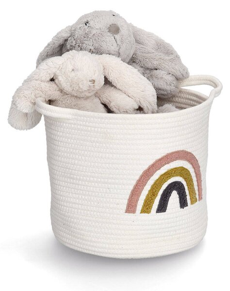 Úložný košík z pleteniny RAINBOW, Ø 32 cm
