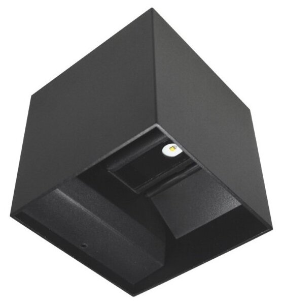 LED Venkovní nástěnné svítidlo KREON 2xLED/3W/230V IP54 4000K černá
