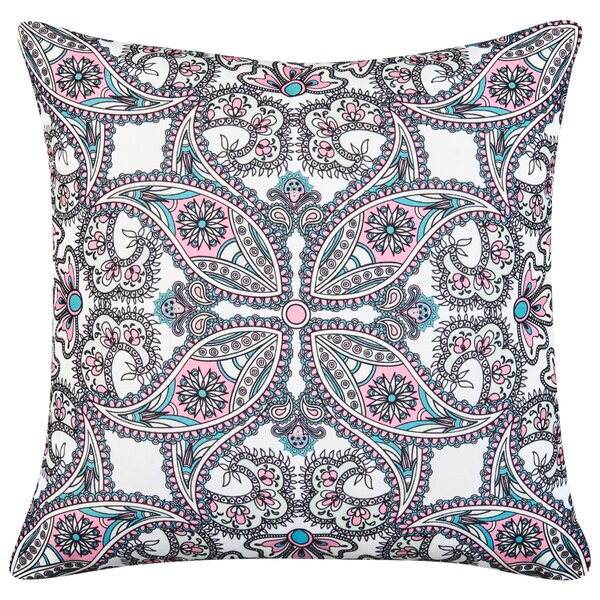 Sada 3 venkovních polštářů TIDE Bez vzoru Orientální vzor 45 x 45 cm Pestrá