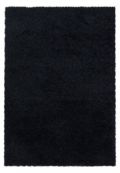 Ayyildiz koberce Kusový koberec Sydney Shaggy 3000 black ROZMĚR: 80x150