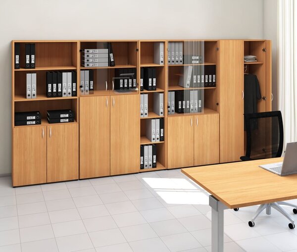 Kancelářská skříň Pro Office 40x47x73,5 cm pravá Barva: Hruška
