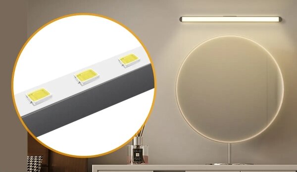 Aigostar - LED Stmívatelné nabíjecí osvětlení zrcadla LED/2,9W/5V