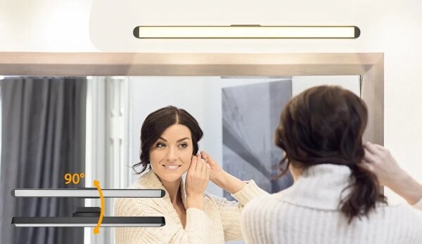 Aigostar - LED Stmívatelné nabíjecí osvětlení zrcadla LED/2,9W/5V