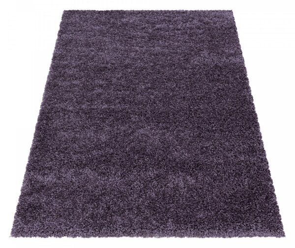 Ayyildiz, Kusový koberec Sydney Shaggy 3000 violett, 80x150, fialová, ložnice
