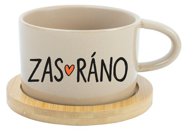 ZAS_RÁNO - krémový hrníček makronka 200 ml