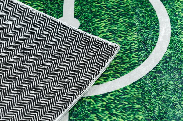 Makro Abra Dětský kusový koberec vhodný k praní BAMBINO 51760 Fotbal kopačák zelený Rozměr: 80x150 cm