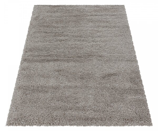 Ayyildiz, Kusový koberec Fluffy Shaggy 3500 beige, 60x110, béžová, ložnice