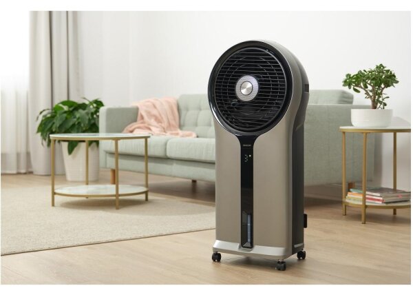 Sencor - Mobilní ochlazovač vzduchu 110W/230V stříbrná/černá + dálkové ovládání