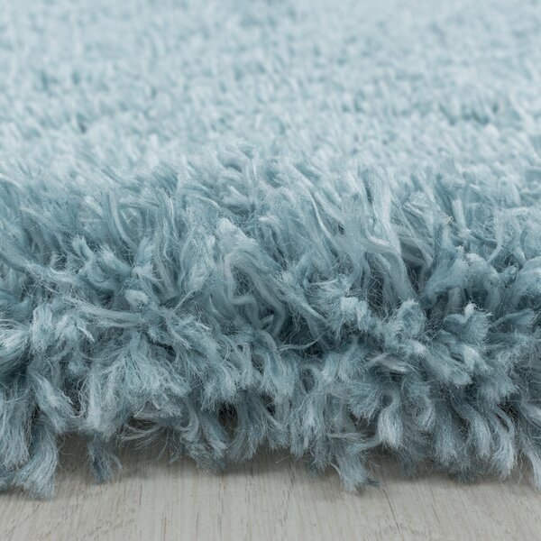 Ayyildiz, Kusový koberec Fluffy Shaggy 3500 blue, 60x110, modrá, ložnice