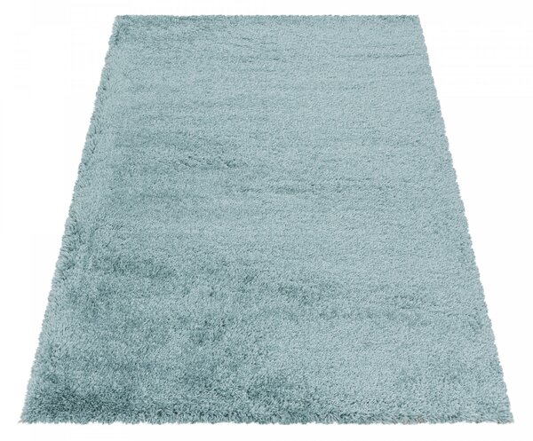 Ayyildiz, Kusový koberec Fluffy Shaggy 3500 blue, 60x110, modrá, ložnice