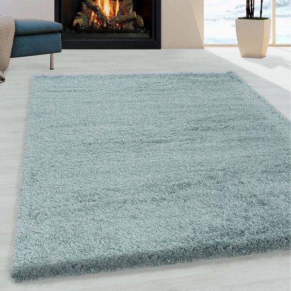 Ayyildiz, Kusový koberec Fluffy Shaggy 3500 blue, 60x110, modrá, ložnice