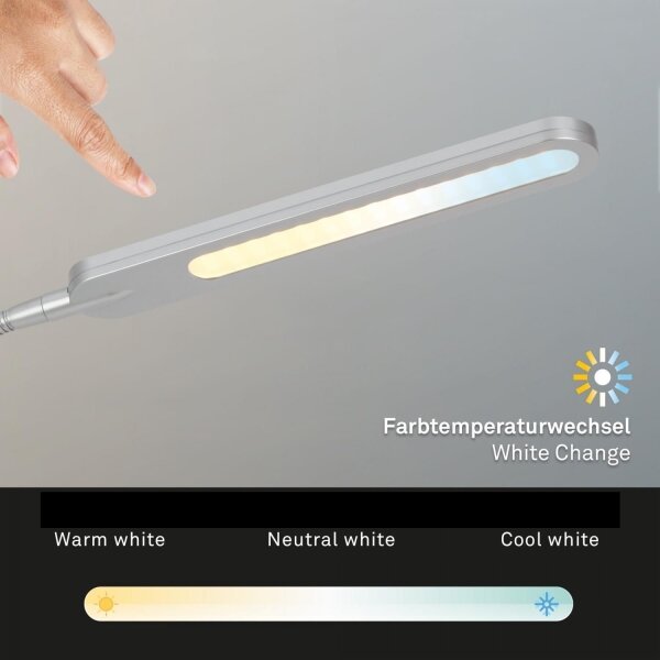 Briloner 7389-014 - LED Stmívatelná stolní lampa SERVO LED/8W/230V 3000/6500K
