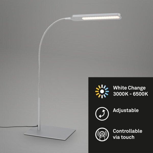 Briloner 7389-014 - LED Stmívatelná stolní lampa SERVO LED/8W/230V 3000/6500K