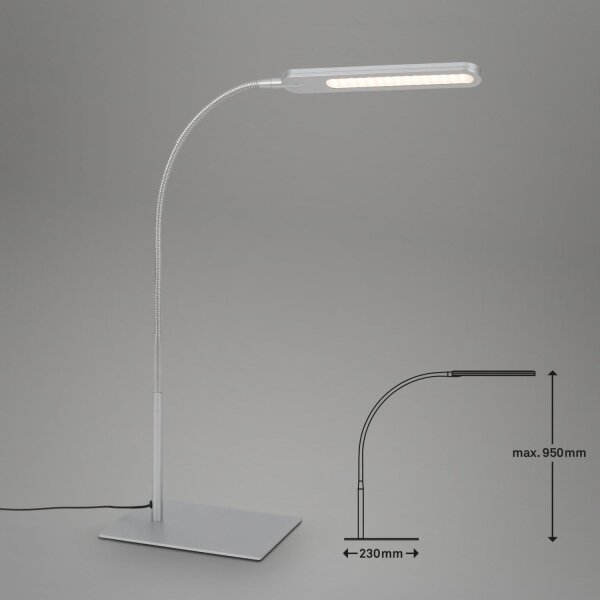 Briloner 7389-014 - LED Stmívatelná stolní lampa SERVO LED/8W/230V 3000/6500K