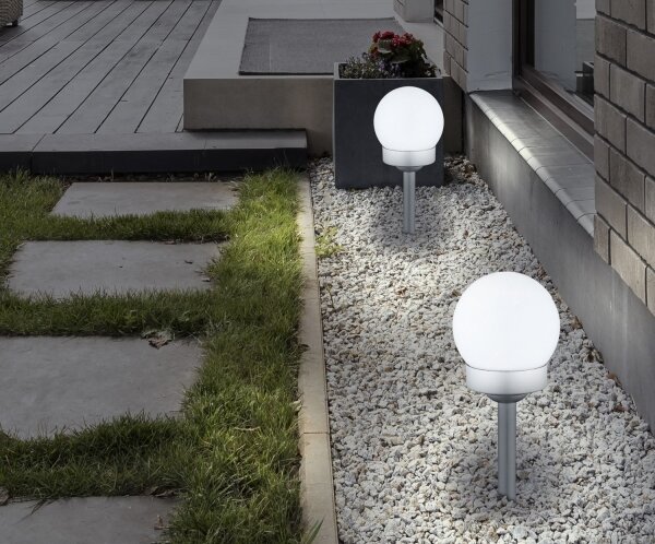 Globo 33770-3 - SADA 3x LED Solární svítidlo SOLAR LED/0,06W/3V pr. 10 cm IP44