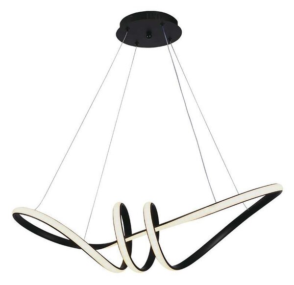 LED Solution Černé závěsné LED svítidlo designové 72cm 24W 8010