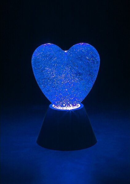 Rabalux 76040 - LED RGB Dekorační lampa SPARKLY LED/0,8W/3xAA srdce
