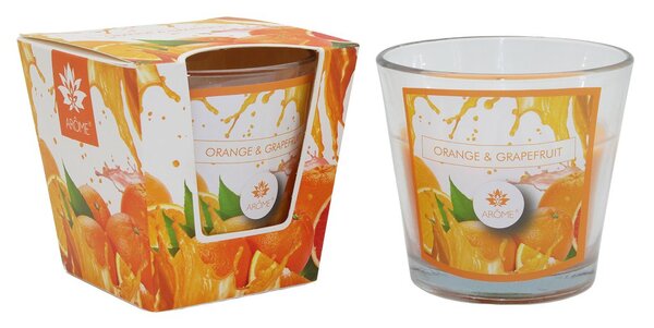 ARÔME Vonná svíčka pomeranč a grep 90 g (ARÔME)