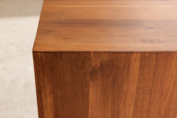 Odkládací panel COLUMNA BROWN 50 CM masiv akácie Nábytek | Doplňkový nábytek | Odkládací stolky