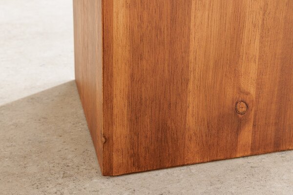 Odkládací panel COLUMNA BROWN 50 CM masiv akácie Nábytek | Doplňkový nábytek | Odkládací stolky