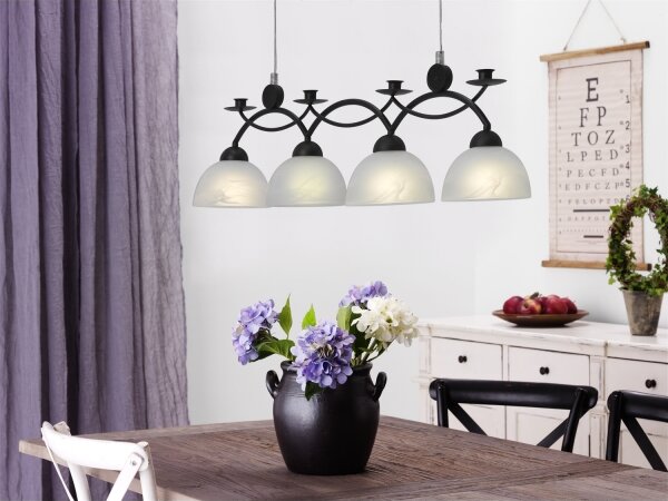 Cottex T454 - Lustr na lanku FLORENS 4xE14/40W/230V